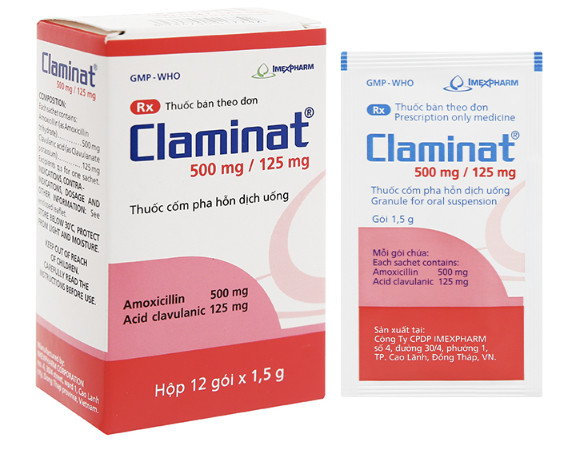 Claminat 500mg/125mg